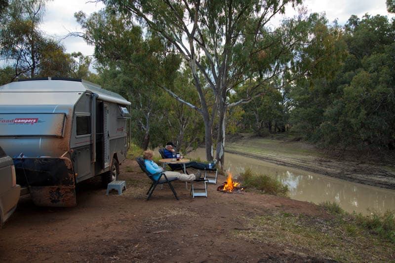 Darling River campsite